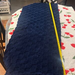 Navy Blue Textured body pillowcase